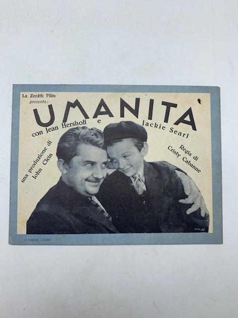 Umanità. Un film di Cristy Cabanne (pieghevole promozionale)